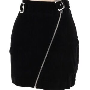 Black Suede Urban Outfitters Skirt